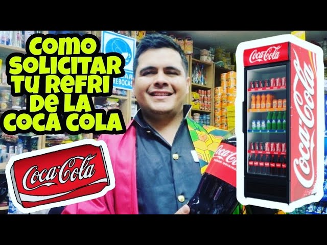 Por fin llegó el refrigerador de Coca-Cola a la tiendita 