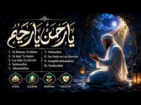 YA RAHMAN YA RAHIM ❤️💫| The Most Peaceful Dhikr You'll Ever Hear | Calm Anxiety, Stress & the Heart