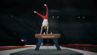 Fujitsu's 3D Sensing/AI Technology Based Judging Support System for Gymnastics screenshot 5
