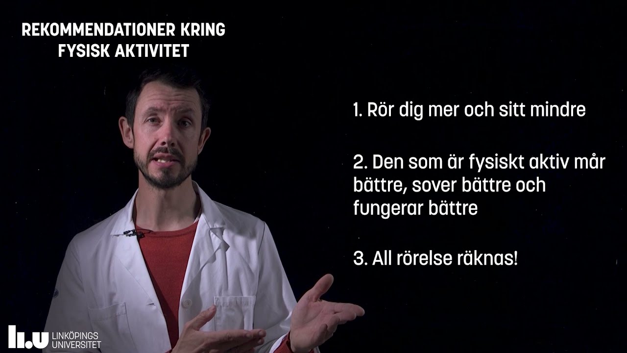 4.3 Rekommendationer kring fysisk aktivitet