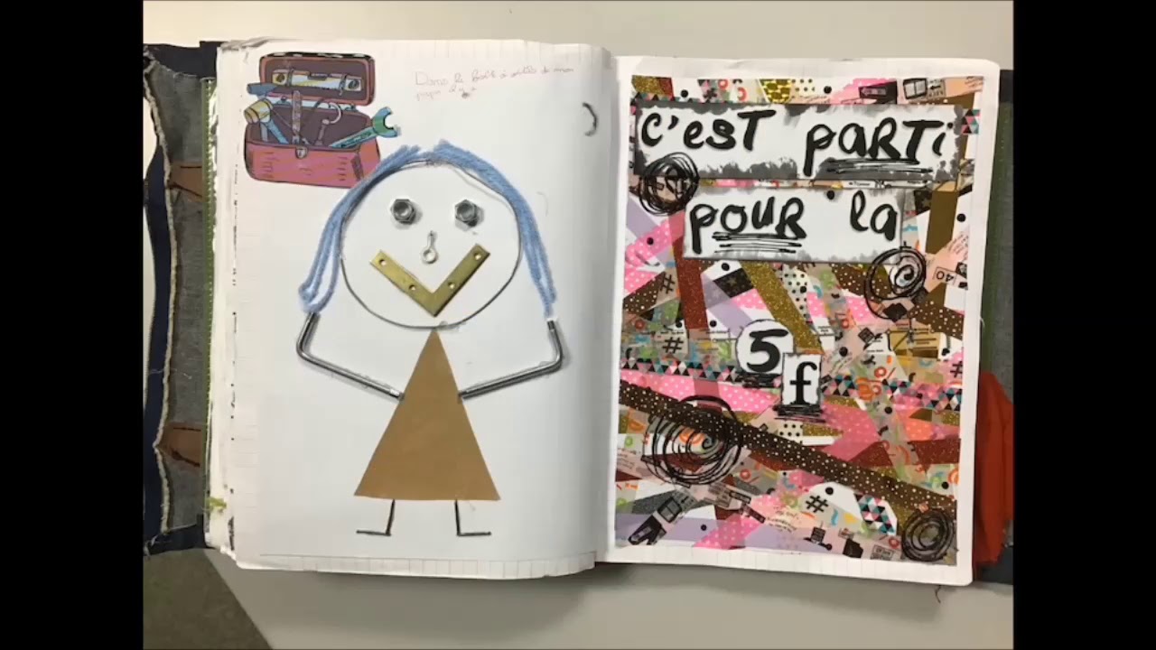 Page De Garde De Cahier D'arts Plastiques Onomatopé Art Plastique mon cahier d'arts plastiques - YouTube