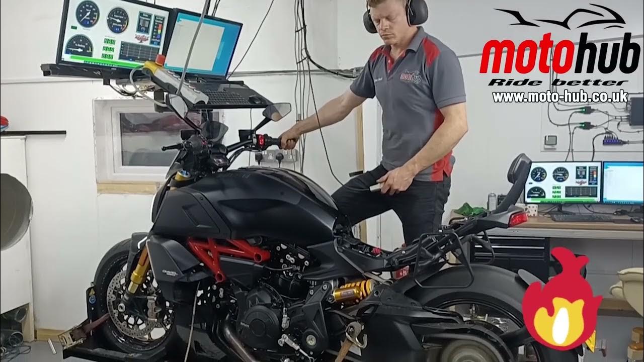 Ducati Diavel 1260S, Dyno run after ECU Mapping YouTube