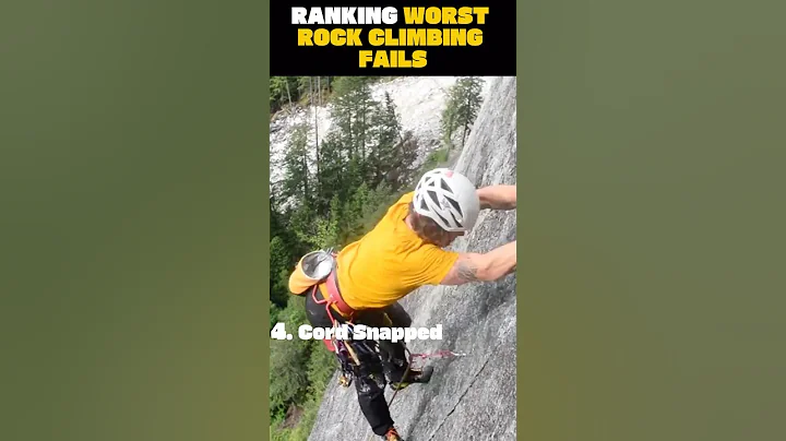 Ranking Worst Rock Climbing Fails #shorts #fails #rockclimbing