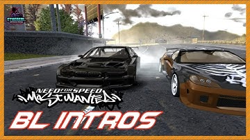Blacklist Race Intros - Need For Speed Most Wanted 2005