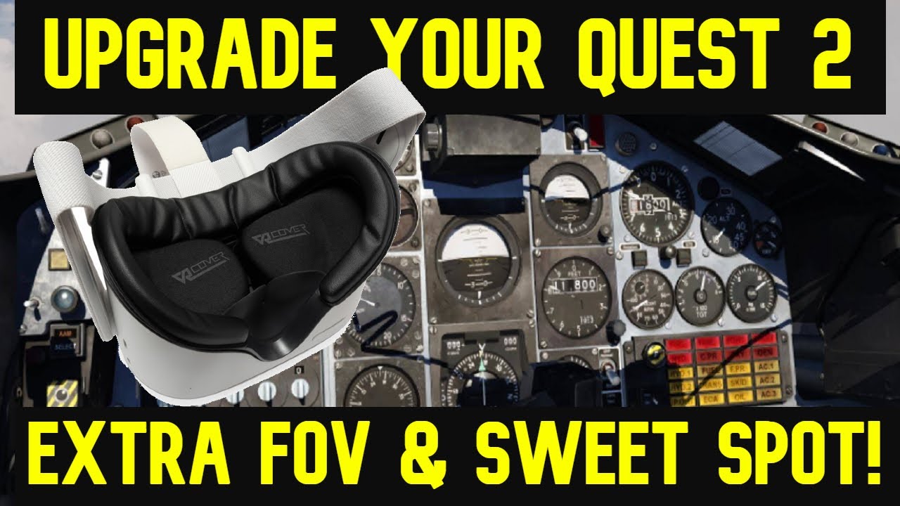 *NEW* Quest 2 Facial Interface & THINNER foam pads VR Cover YouTube