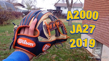 Playing Catch With A Wilson A2000 JA27 GM