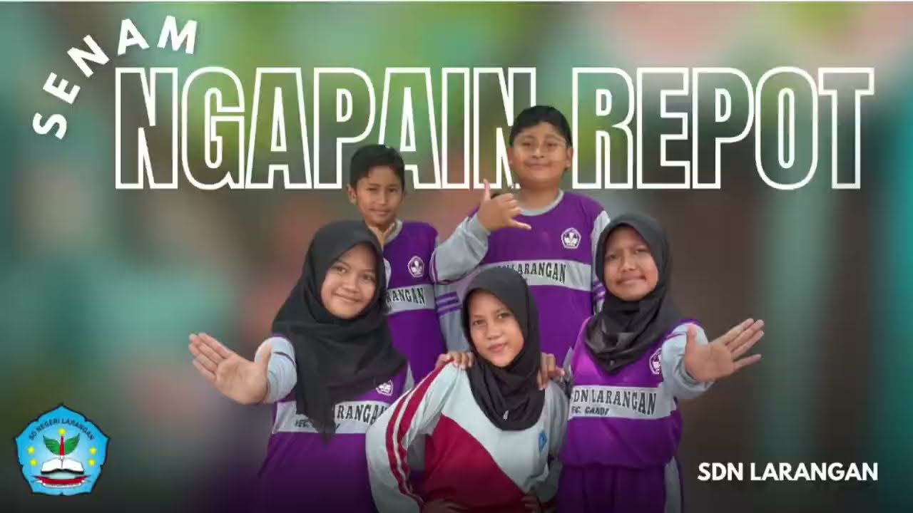 Senam Ngapain Repot SDN Larangan Candi Sidoarjo