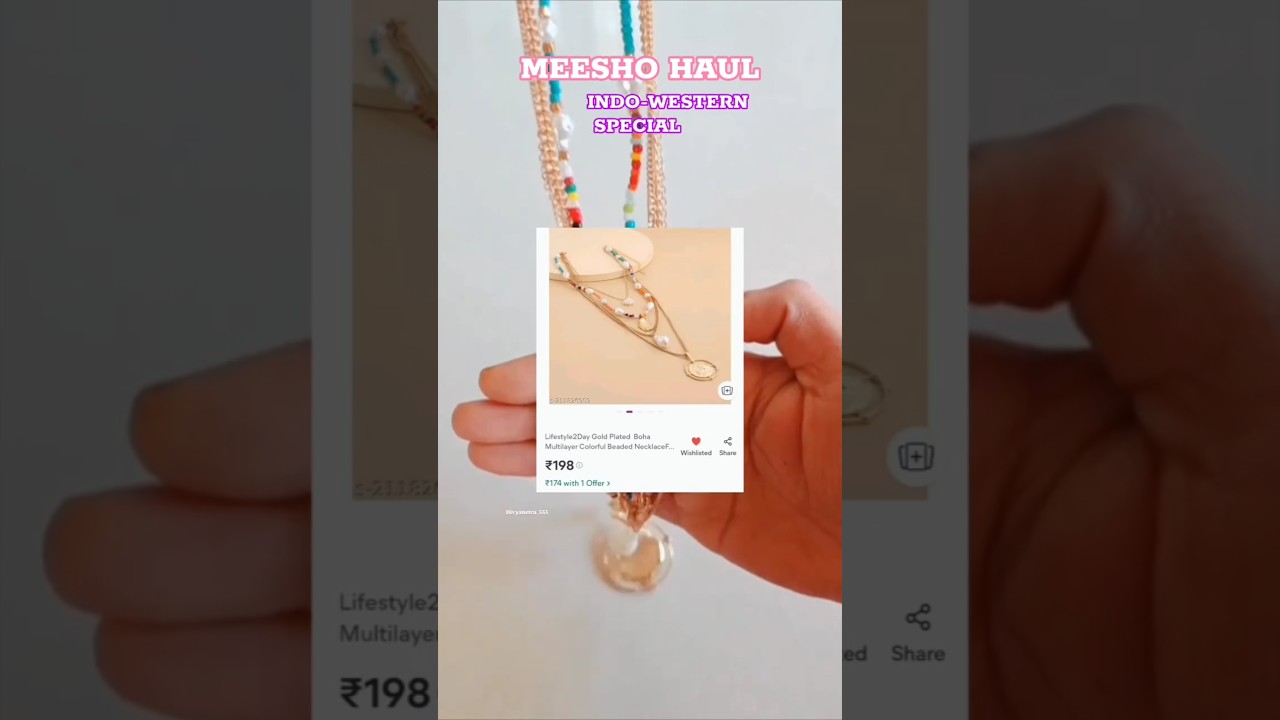 MEESHO'S CHEAP BOHO JEWELLERY HAUL😍😱-Affordable Bohemian Style Jewelry Under 300/-