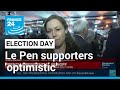 French presidential runoff: Marine Le Pen supporters 