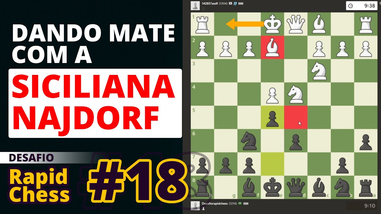 Siciliana Najdorf com 6.Be3, 8.h3 e depois Df3 - Jovens Mestres