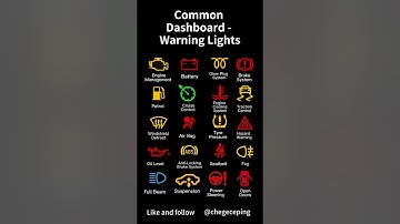 For Explaination on all Warning Lights#car #driving #tips #tutorial #fyp #shorts