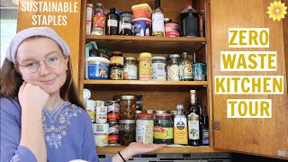 SUSTAINABLE KITCHEN TOUR | PANTRY + FRIDGE