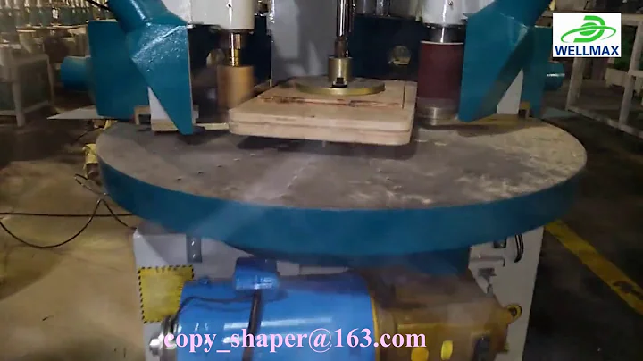 Double spindle wood copy shaper machine for kitchen chopping board