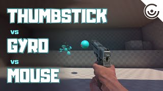 THUMBSTICK vs GYRO vs MOUSE in Aim Lab