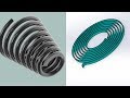 Solidworks Tutorial: Modelling a conical & spiral spring