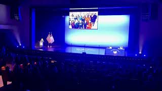 Mrs. Raines speaking at TKA 5th grade graduation 5/27/25￼