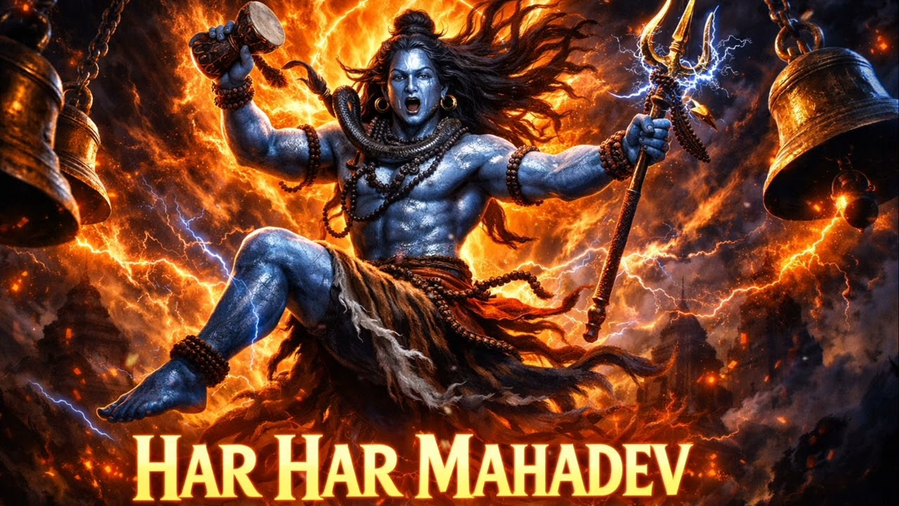 महाशिवरात्रि Special 🔱 Har Har Mahadev | Powerful Shiv Tandav Song | Mahadev Bhakti 4K