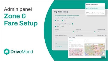 How to Setup Zone & Fare in DriveMond Admin Panel