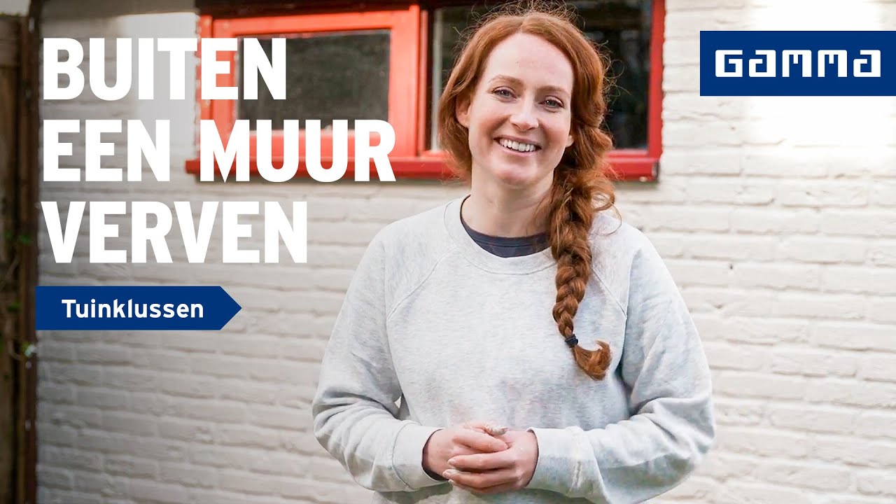 Buitenmuur verven: zelf een bakstenen muur verven | GAMMA