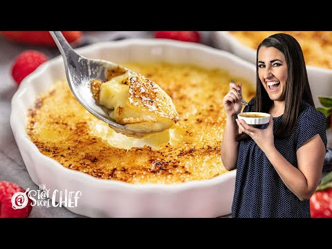 Anna's recipe for authentic Vanilla Bean Crème Brûlée. Click below on 'SHOW MORE' for recipe ingredi. 