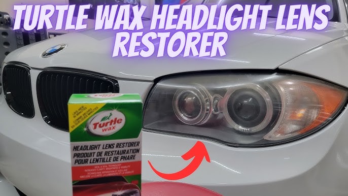  Turtle Wax 53435 Speed Headlight Lens Restorer Kit with Ceramic  Acrylic Protection Wipes 2 fl. oz : Automotive