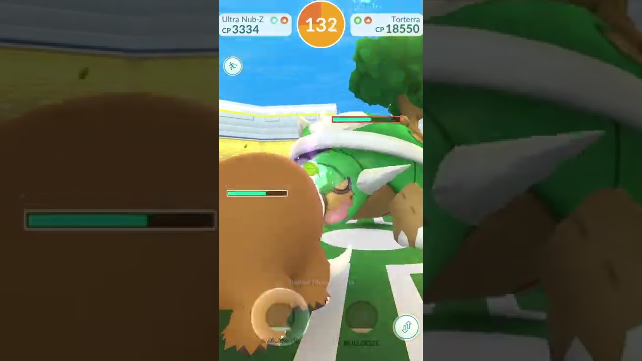 Torterra Raid Speed Solo! Pokemon Go #shorts