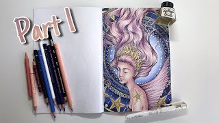 PORTRAIT OF THE MERMAID: Mermaid with starfish pt. 1