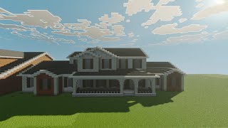 How To Build A Suburban House In Minecraft Tutorial 838