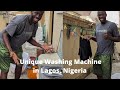 CHECK OUT THIS UNIQUE, AFRICAN STYLE WASHING MACHINE IN LAGOS, NIGERIA - TWIN TUB WASHING MACHINE.