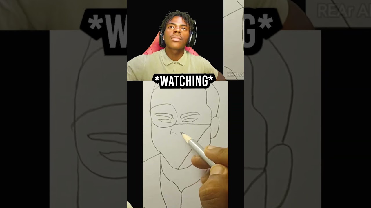 IShowSpeed Reacting To An Artist Drawing His Face With “67”😭🔥