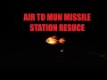 KSP 1.10: Munar space station repair with air launched missile