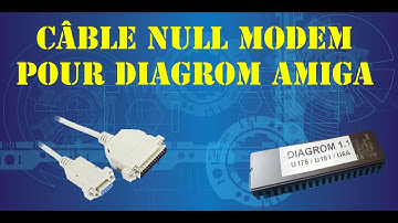 Un câble null modem pour Diagrom Amiga.