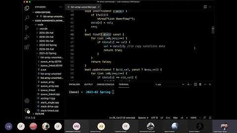 List ADT - Array Based - Unsorted - 12 Recap