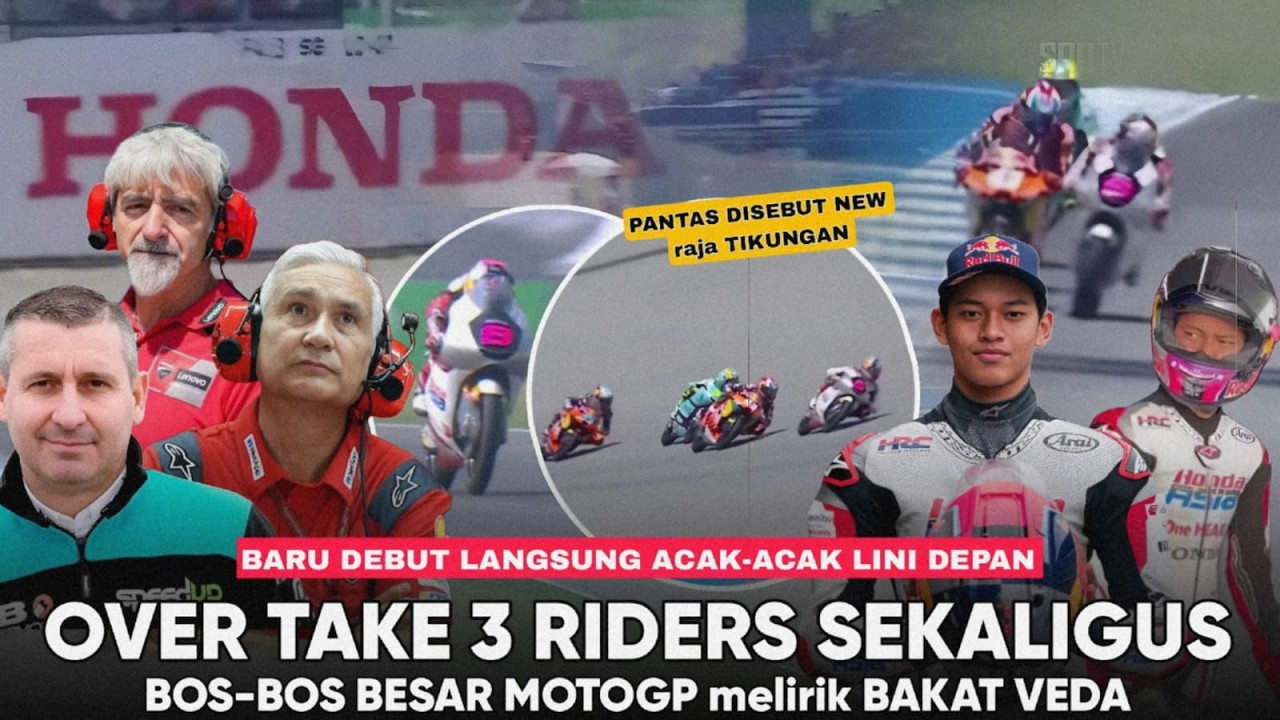 Take Over 3 Rider Sekaligus “Veda Ega Buat Gempar GP Thailand” Bos-Bos Besar MotoGP Langsung Melirik