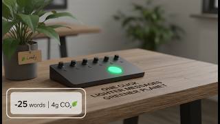 Leafy: AI-Powered Text Optimization for Sustainable Digital Communication | Logitech MX Console