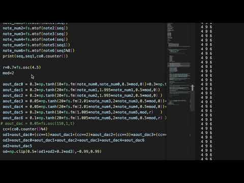 Python custom sound library added Sampler