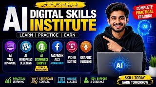 One Institute, All Digital Skills | AI Web Design, WordPress, Shopify &amp; Facebook Ads