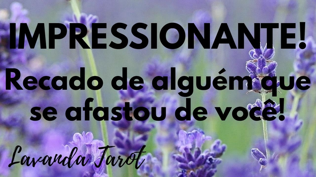 #tarot 💜🪻 IMPRESSIONANTE! Recado de alguém que se afastou de você!💜🪻