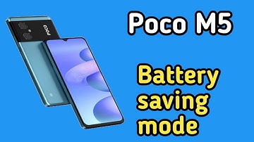 How To Enable Battery Saving Mode In Poco M5, Poco M5,Battery Saving Mode Kaise Enable Kare