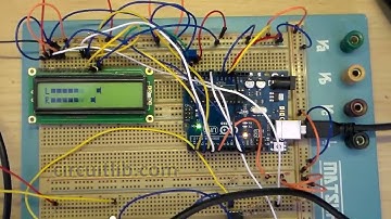 Arduino VU meter LCD