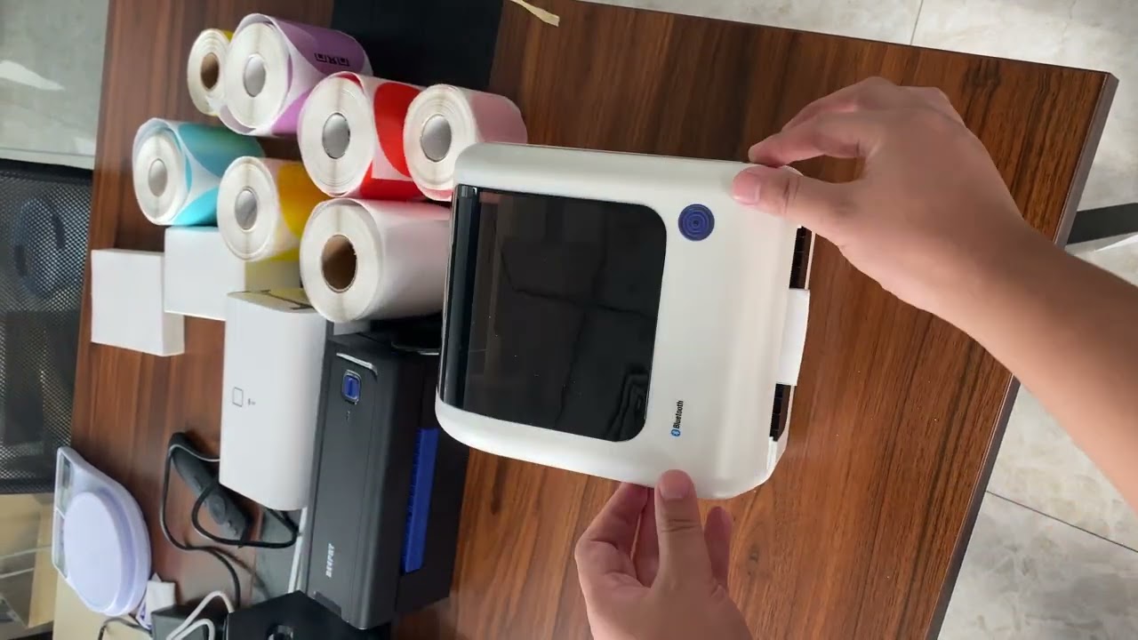 How to install small labels on AYIN IP-486BT and BEEPRT BY-480BT