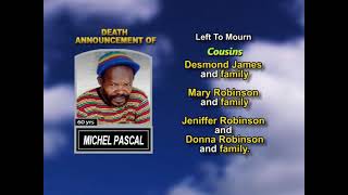 Michel Pascal ~ Long Obituary