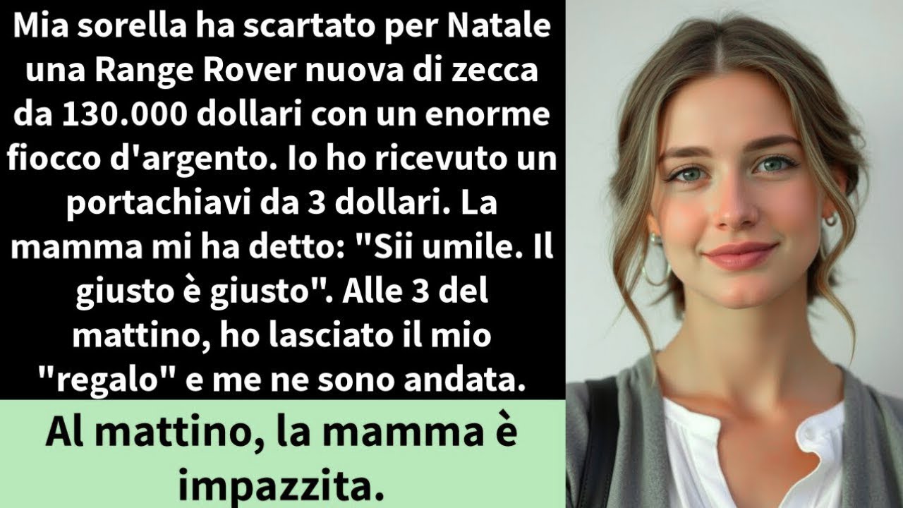 Mia sorella ha scartato per Natale una Range Rover nuova di zecca da 130 000 dollari con un enorm