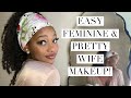 FEMININE WIFE MAKEUP🎀 | EASY LAZY DAY MAKEUP TRANSFORMATION | Ebony Nikita