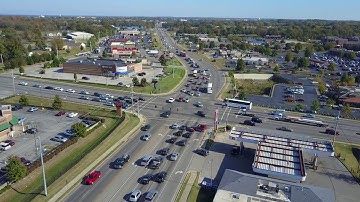 Free 4K Stock Footage of a Busy Highway Intersection