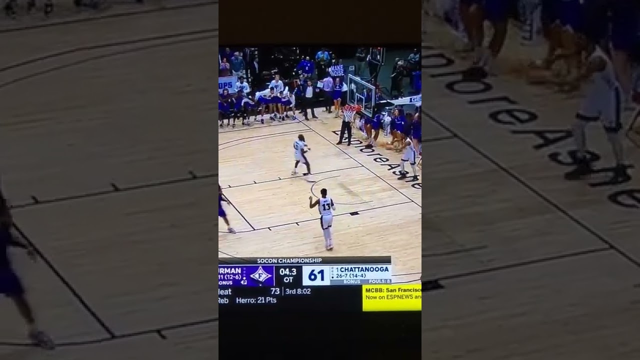 WILD ENDING in Southern Conference Tournament Championship !! Chattanooga is going DANCING !!