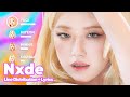 Gidle  nxde line distribution  lyrics karaoke patreon requested