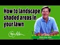 How to Landscape shaded areas in your lawn Designers Landscape#618