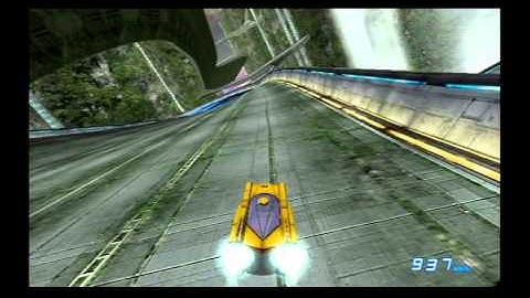 F-Zero GX: Groovy Taxi beats the Green Plant Spiral Staff Ghost (3