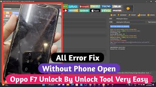 Oppo F7 cph1819 Patternpin Unlock By Unlock Tool Very Easy Solution Without Phone Open 2023
